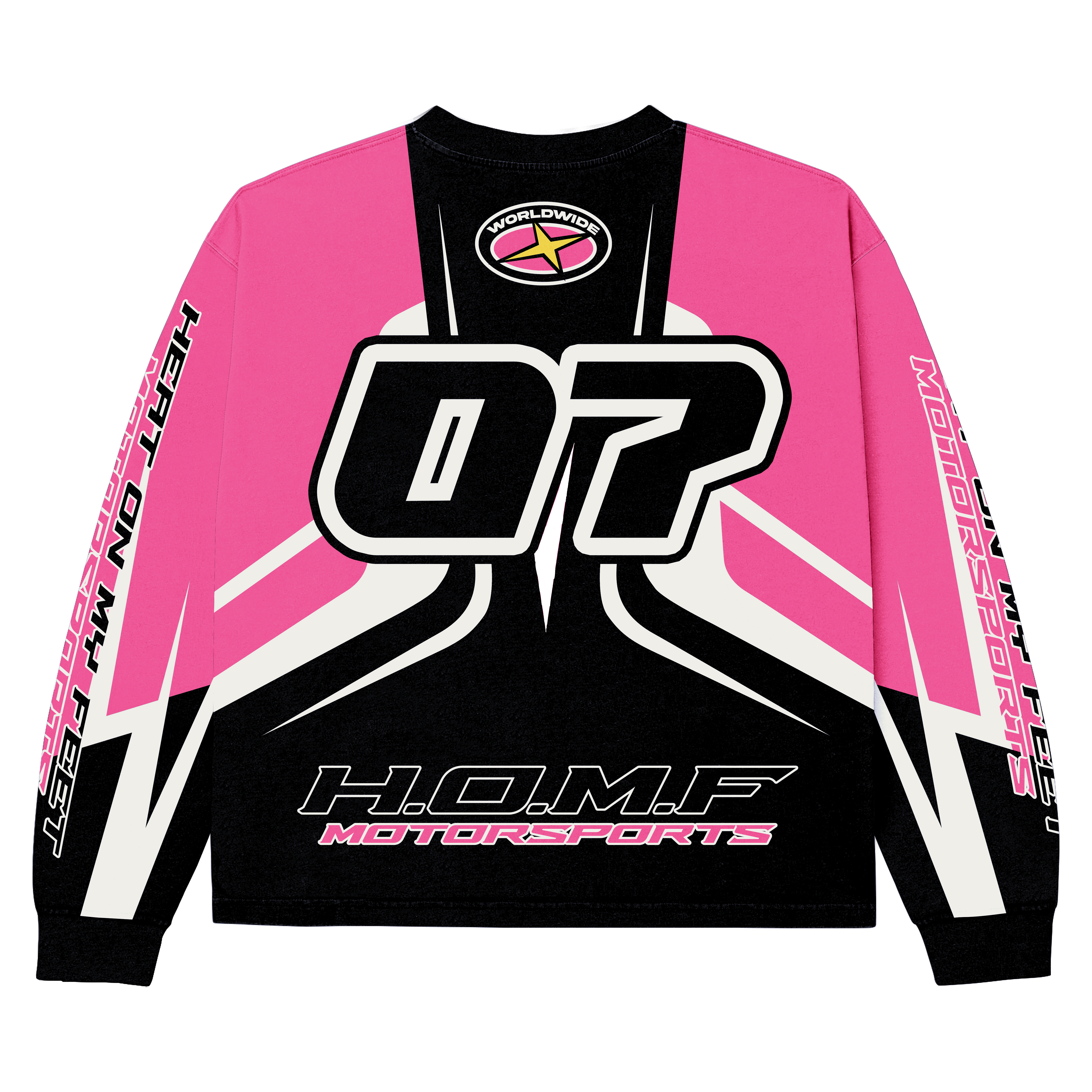 MOTO MADNESS LONG-SLEEVE IN PINK