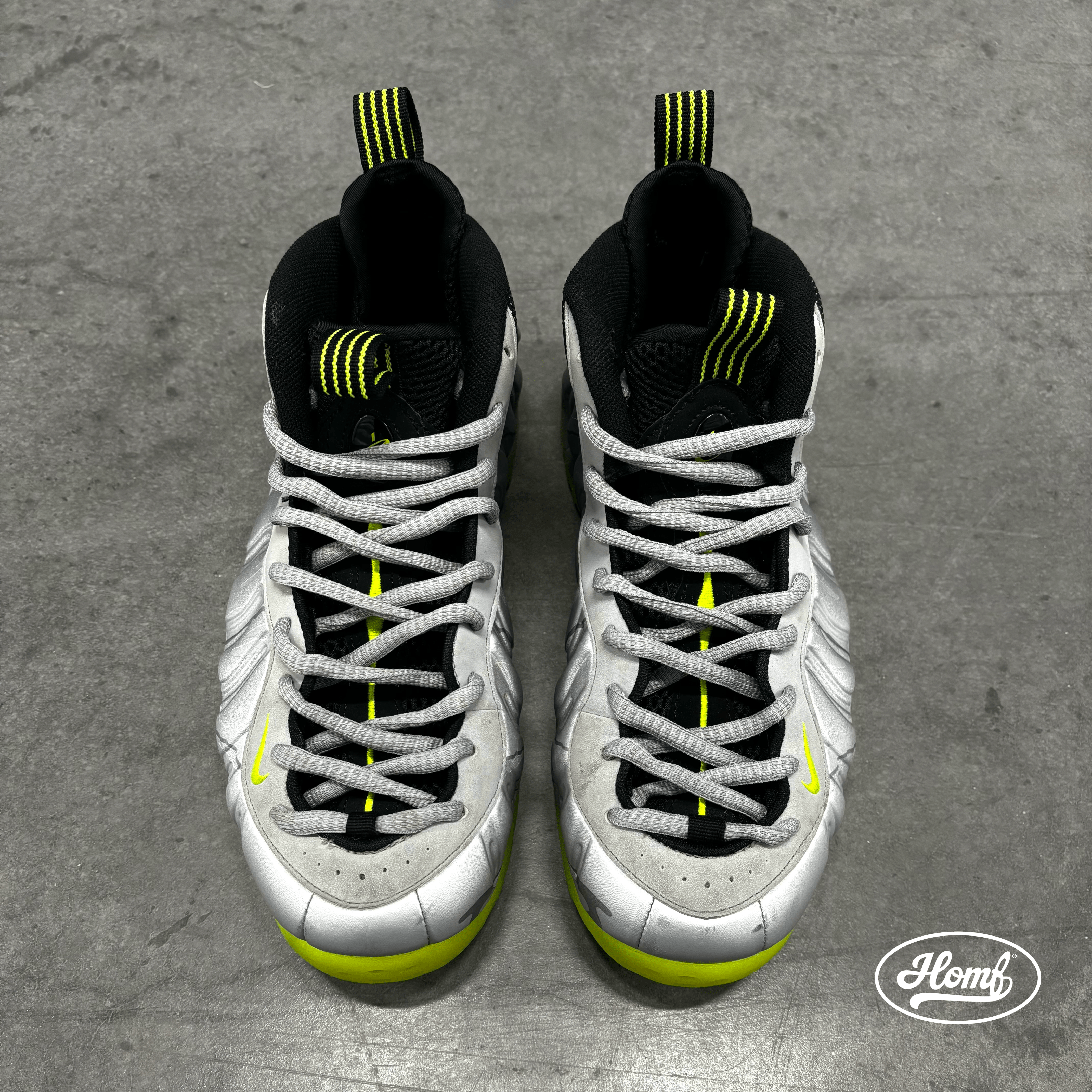 Nike Air Foamposite One ‘Silver Volt Camo’ Size 10 [See Details]